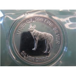 South Sydney Mint .999 silver Dingo coin