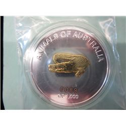 Silver & gold clad 2012 Animals of Australia coin