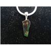 Image 1 : Sterling silver ammolite necklace