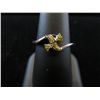 Image 1 : Rare yellow diamond ladies cocktail ring