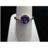 Image 1 : Amethyst & diamond dinner ring.