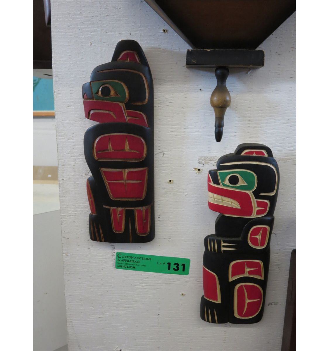 2 First Nations wall plaques by R. Krawchuk