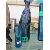 Image 1 : 2 Signed art glass vases
