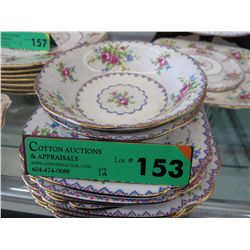 12 x Royal Albert "Petit Point" china