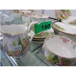 6 x Royal Albert "Kentish Rockery" china