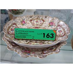 2 pieces of James Kent Ltd. "Pompadour" china