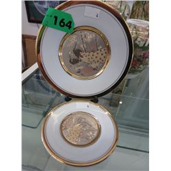 2 decorative Choken plates, made in Japan
