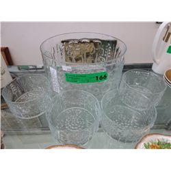 1960's Nuutajarvi Iittala Flora 5 Pcs salad set