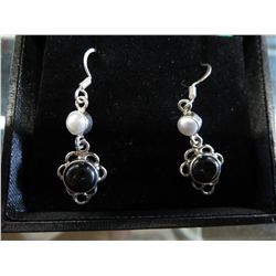 New drop earrings, French hooks