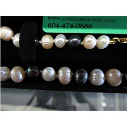 Hand-knotted freshwater pearl necklace