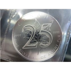 2013 Canada $5.00 silver coin