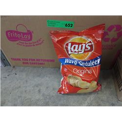 Case of Lay's Original Wavy chips