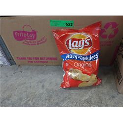 Case of Lay's Original Wavy chips
