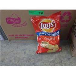 Case of Lay's Original Wavy chips