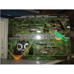 2 R/C helicopters