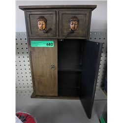 Small counter cabinet 17" t x 11"w x 4" d