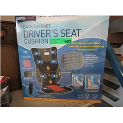 Obusforme back support driver's seat cushion