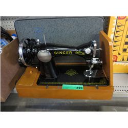 Vintage portable Singer sewing machine