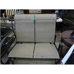 Rocking outdoor bench/loveseat