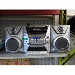 RCA digital audio system with 5-disk changer