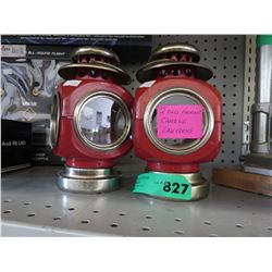 2 Old fashioned candle lanterns