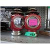Image 1 : 2 Old fashioned candle lanterns