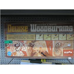Vintage Deluxe wood burning craft kit