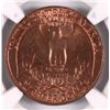 Image 3 : 1990-D WASHINGTON QUARTER MINT ERROR NGC MS-64 CLAD LAYER MISSING ON REVERSE