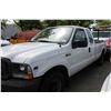 Image 1 : 2003 FORD F-250, XL SUPER DUTY, 2 DOOR PU, WHITE VIN # 1FTNX20S93ED72216