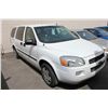 Image 2 : 2006 CHEVROLET UPLANDER, 4 DRSW, WHITE, VIN # 1GNDV23L86D158132