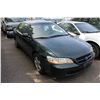Image 2 : 1998 HONDA ACCORD, 4 DOOR, GREEN, VIN # 1HGCG5552WA807134