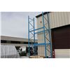 Image 3 : NEW PALLET RACKING: 1- 20' TALL BLUE UPRIGHT & 5- 8' LONG BLUE CROSS BARS