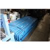 Image 2 : LOT OF INDUSTRIAL RACKING INCLUDES 24 X 10' TALL BLUE UPRIGHTS AND