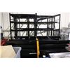 Image 1 : LOT OF ASSORTED BLACK HEAVY DUTY STORAGE RACKING