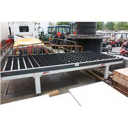 ITALPRESSE 11' X 5' ROLL TOP ASSEMBLY TABLE