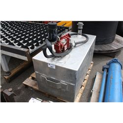 FILL-RITE FUEL TANK WITH 20 GAL/MIN PUMP