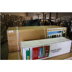 20' X 40' PARTY TENT WITH 12 SIDE PANELS WITH CLEAR WINDOWS