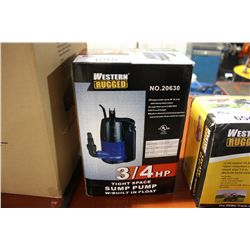WESTERN RUGGED 3/4 HP SUMP PUMP