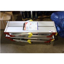 2 WESTERN RUGGED ALUMINUM WORK PLATFORMS