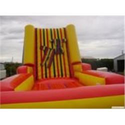 STICKY WALL INFLATABLE CARNIVAL RIDE WITH 4 STICKY SUITS