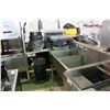Image 2 : CHAMPION PASS THROUGH COMMERCIAL DISH WASHER WITH DBL SS SINK AND RINSE TABLE