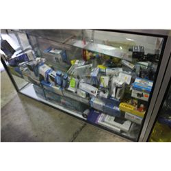 RETAIL CONTENTS OF DISPLAY CABINET
