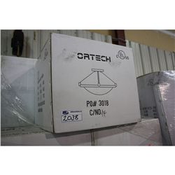 BOX OF 10 ORTECH MODEL ES-WHM2272-F16-SN WALL SCONCES