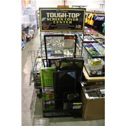 DISPLAY STAND WITH TERRARIUM TOPS