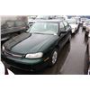 Image 1 : 2003 CHEVROLET MALIBU, 4 DOOR SEDAN, GREEN, VIN # 1G1ND52J13M597422