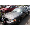 Image 2 : 2009 FORD CROWN VICTORIA, POLICE, 4 DOOR SEDAN, GREY, VIN # 2FAHP71V49X139358