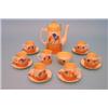 Image 1 : A Clarice Cliff crocus pattern 15-piece coffee service 800-1200...