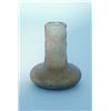 Image 1 : A Galle green overlay cameo squat-shaped vase, moulded with leaves, 2.75ins. (top lip re-ground)...