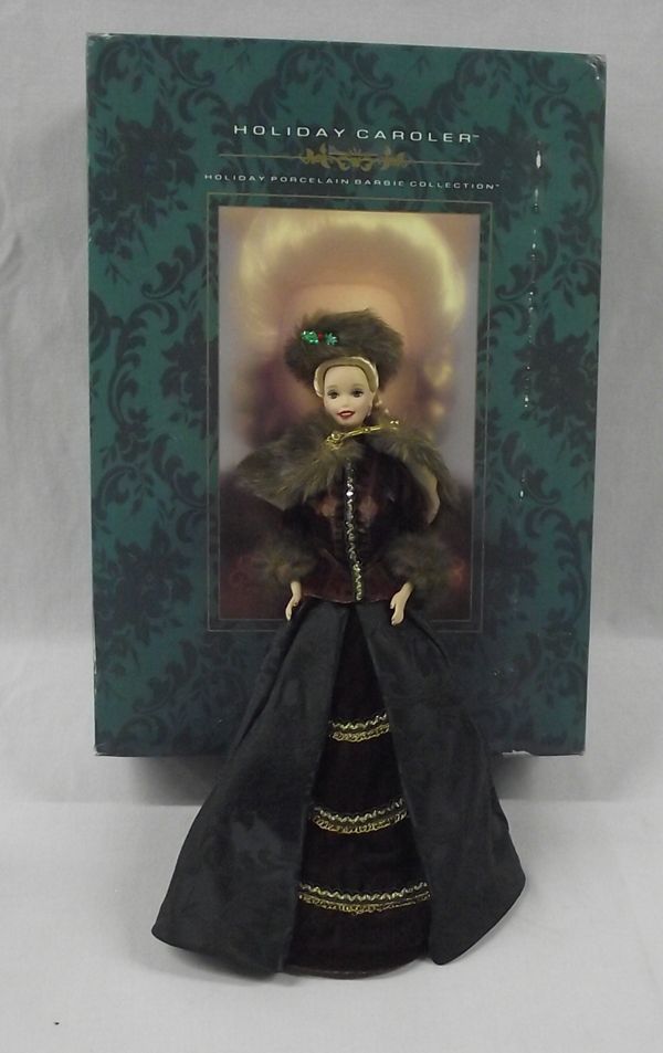 holiday caroler porcelain barbie