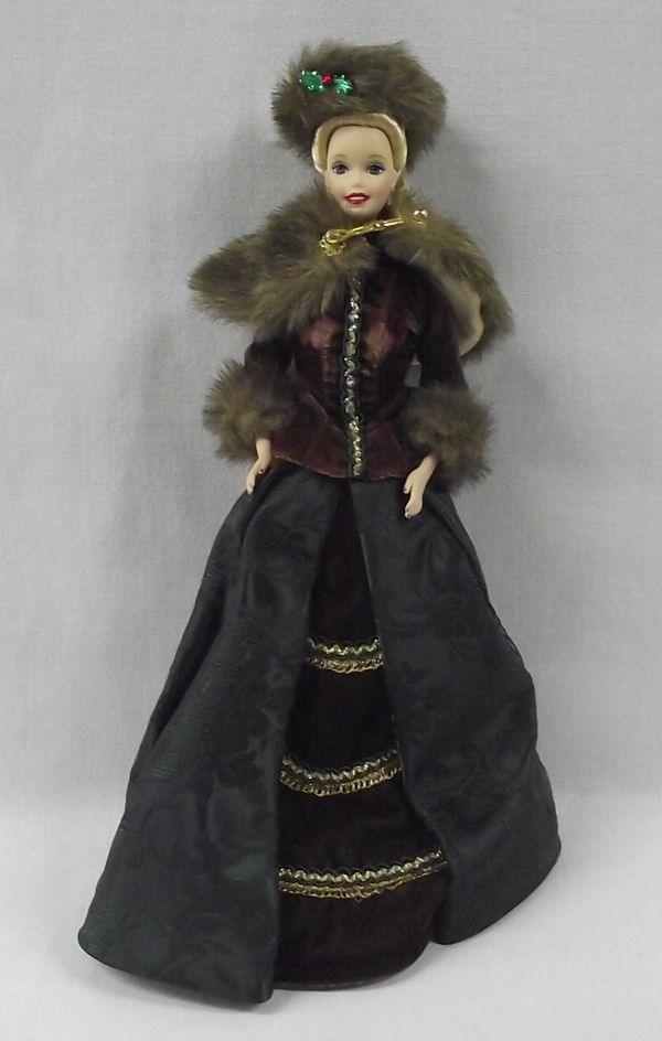 holiday caroler porcelain barbie